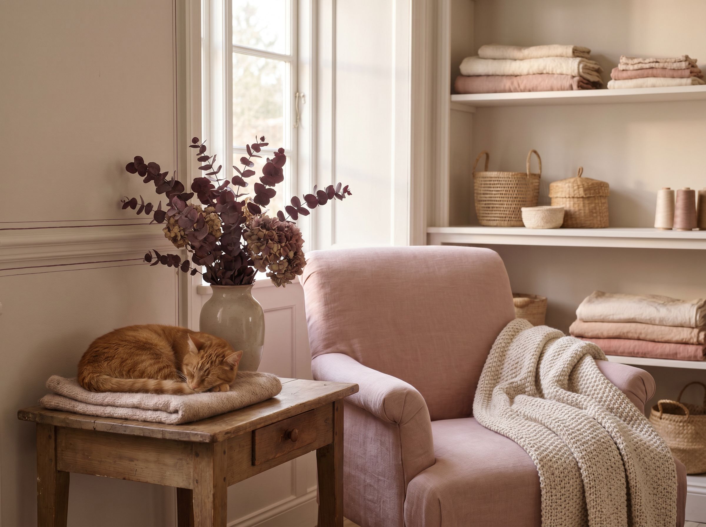Comment integrer esthetiquement un panier de chat dans le salon